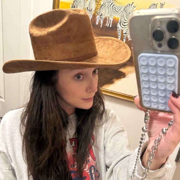 Suede Cowboy Hat - Picture 3 of 12